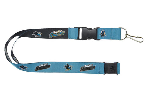 San Jose Sharks Lanyard Reversible - Special Order - Team Fan Cave