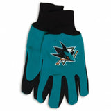 San Jose Sharks Two Tone Gloves - Adult Size