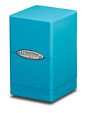 Satin Tower Deck Box - Light Blue