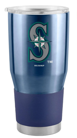 Seattle Mariners Travel Tumbler 30oz Stainless Steel-0