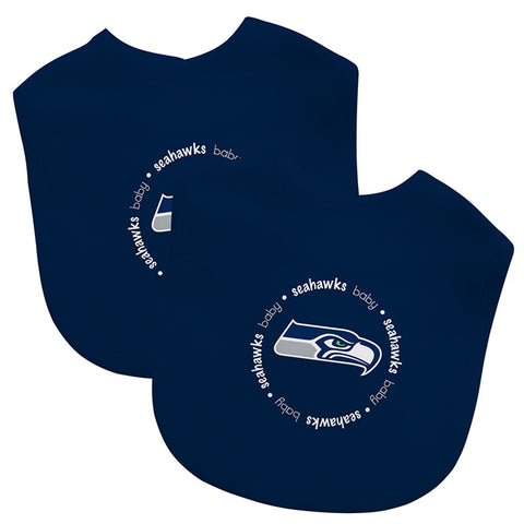 Seattle Seahawks Baby Bib 2 Pack-0