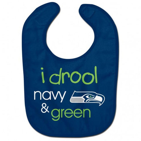 Seattle Seahawks Baby Bib All Pro Style I Drool Design