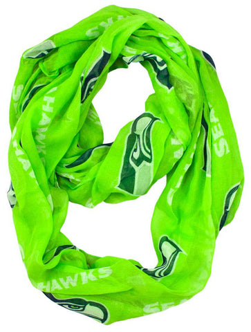 Seattle Seahawks Infinity Scarf - Team Fan Cave