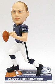 Seattle Seahawks Matt Hasselbeck Forever Collectibles On Field Bobblehead - Team Fan Cave