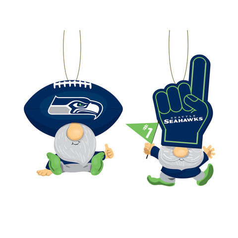 Seattle Seahawks Ornament Gnome Fan 2 Pack-0