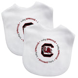 South Carolina Gamecocks Baby Bib 2 Pack-0