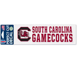 South Carolina Gamecocks Decal 3x10 Perfect Cut Color-0