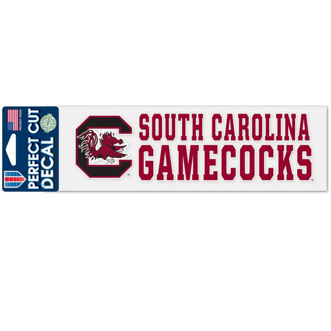 South Carolina Gamecocks Decal 3x10 Perfect Cut Color-0