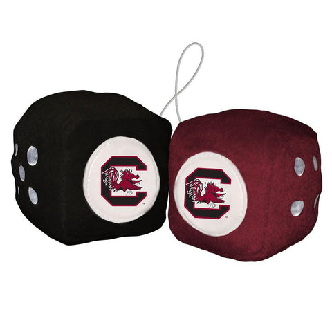 South Carolina Gamecocks Fuzzy Dice - Special Order - Team Fan Cave