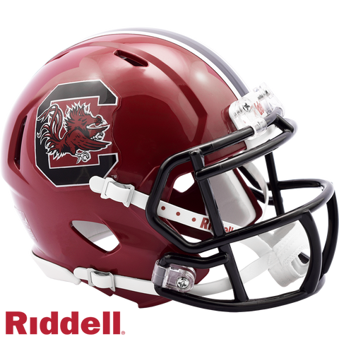 South Carolina Gamecocks Helmet Riddell Replica Mini Speed Style Cardinal-0