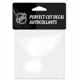 St. Louis Blues Decal 4x4 Perfect Cut White - Team Fan Cave