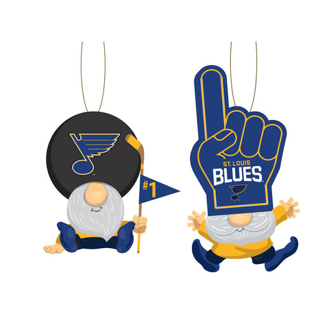 St. Louis Blues Ornament Gnome Fan 2 Pack-0