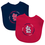 St. Louis Cardinals Baby Bib 2 Pack-0