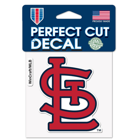 St. Louis Cardinals Decal 4x4 Perfect Cut Color-0