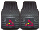 St. Louis Cardinals Heavy Duty 2-Piece Vinyl Car Mats