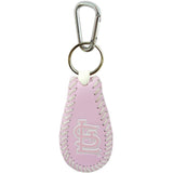 St. Louis Cardinals Keychain Classic Baseball Pink - Team Fan Cave