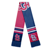 St. Louis Cardinals Scarf Colorblock Big Logo Design - Team Fan Cave