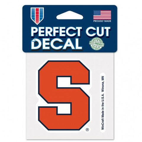 Syracuse Orange Decal 4x4 Perfect Cut Color