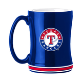 Texas Rangers Coffee Mug 14oz Sculpted Relief Team Color-0