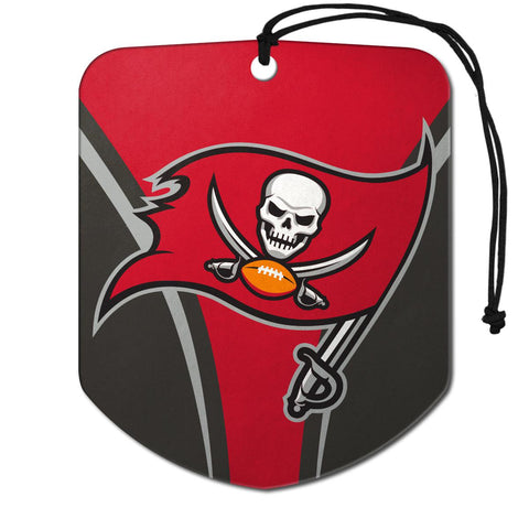 Tampa Bay Buccaneers Air Freshener Shield Design 2 Pack