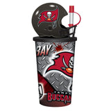 Tampa Bay Buccaneers Helmet Cup 32oz Plastic with Straw