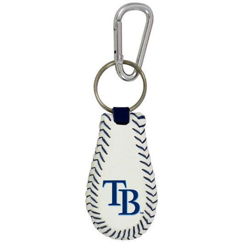 Tampa Bay Rays Genuine Baseball Keychain - Team Fan Cave