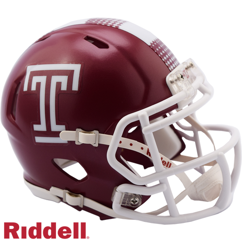 Temple Owls Helmet Riddell Replica Mini Speed Style-0