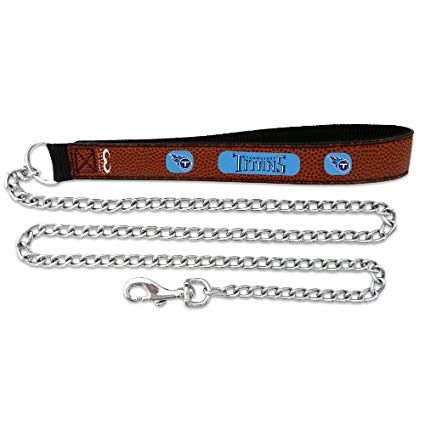 Tennessee Titans Football Leather Leash - L - Team Fan Cave