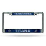 Tennessee Titans License Plate Frame Chrome Printed Insert