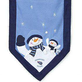 Tennessee Titans Table Runner 72x15 Snowman - Team Fan Cave