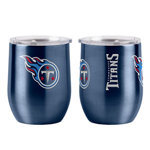 Tennessee Titans Travel Tumbler 16oz Stainless Steel Curved-0