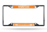 Tennessee Volunteers License Plate Frame Chrome EZ View - Team Fan Cave