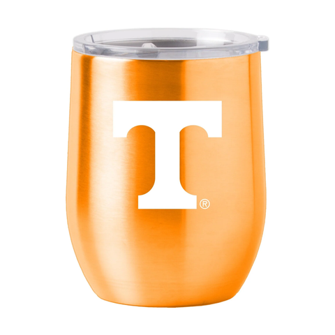 Tennessee Volunteers Travel Tumbler 16oz Stainless Steel Curved-0