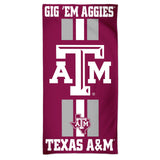 Texas A&M Aggies Towel 30x60 Beach Style-0