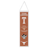 Texas Longhorns Banner Wool 8x32 Heritage Evolution Design