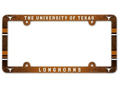 Texas Longhorns License Plate Frame - Full Color-0