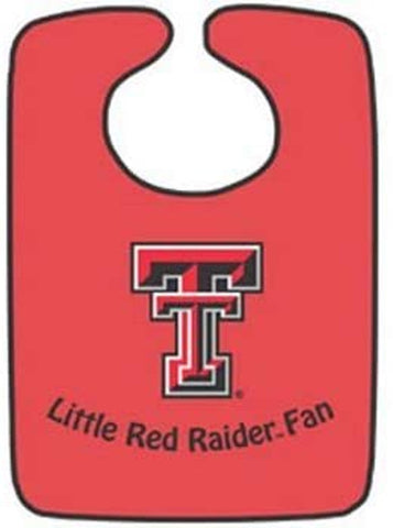 Texas Tech Red Raiders Baby Bib Two Toned Snap Style-0