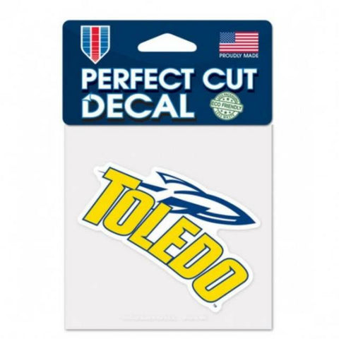 Toledo Rockets Decal 4x4 Perfect Cut Color