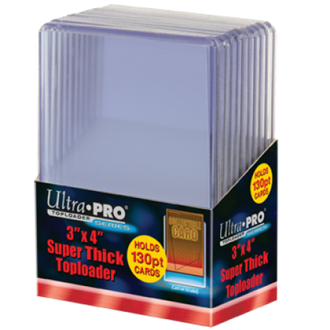 Toploader - 3x4 130PT Clear (10 per pack)