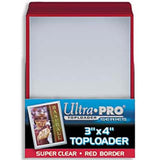 Toploader - 3x4 Red (25 per pack) Special Order