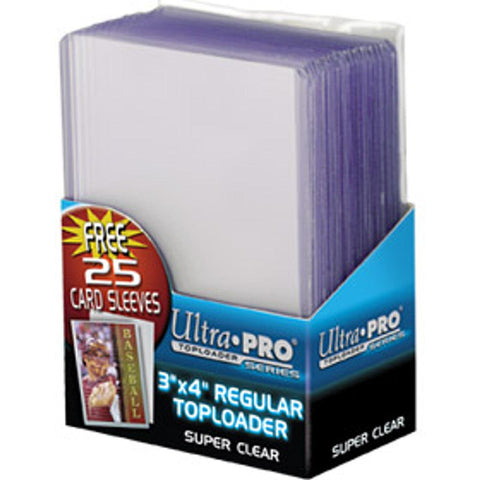 Toploader - 3x4 with Sleeve (25 per pack)