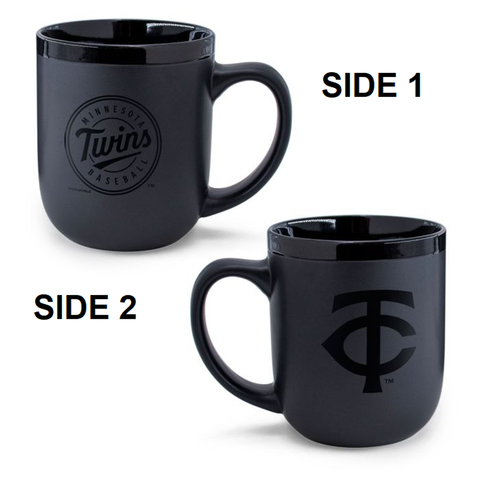 Minnesota Twins Coffee Mug 17oz Matte Black-0