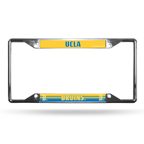 UCLA Bruins License Plate Frame Chrome EZ View - Team Fan Cave