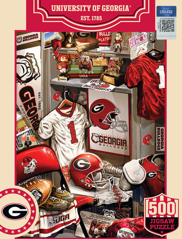 Georgia Bulldogs Puzzle 500 Piece Locker Room-0