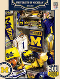 Michigan Wolverines Puzzle 500 Piece Locker Room-0