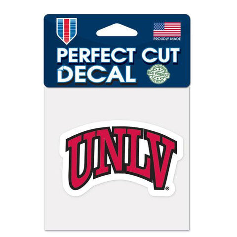 UNLV Runnin' Rebels Decal 4x4 Perfect Cut Color - Team Fan Cave