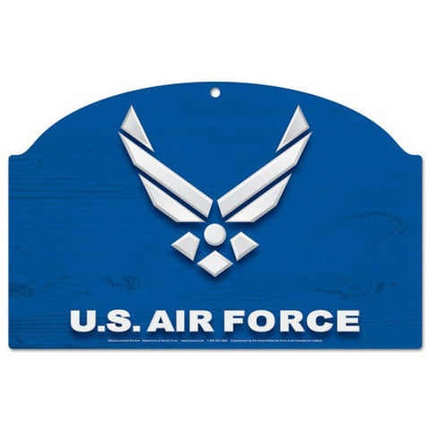 US Air Force 11x17 Wood Sign-0