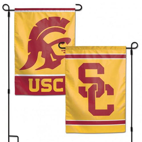 USC Trojans Flag 12x18 Garden Style 2 Sided - Team Fan Cave