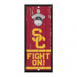 USC Trojans Sign Wood 5x11 Bottle Opener