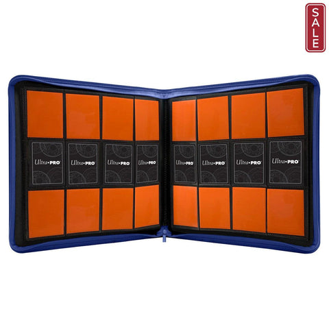 Ultra Pro 12 Pocket Pro Binder Zippered Blue